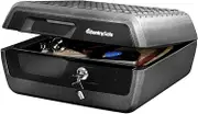 Sentry Safe Document Safe Box, Fireproof, Waterproof with Key Lock, Ex. 16.5 in W x 14.8 in D x 7.6 in H, Black
