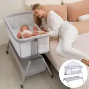 Baby Bassinet with Mattress Bassinet Co Sleeper 3 in 1 Bedside Bassinets with
