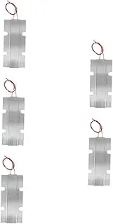 Ciieeo 5pcs Buffet Stove Electric Hot Plate Car Heater Electric Fireplaces Heater for Car Electric Food Warmers Gutter Heater Cable Club Car Precedent Lift Block Stainless Steel Silver