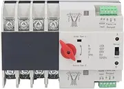 Dual Power Automatic Transfer Switch Dual Power Electrical Selector Switch 4P Fast Switching AC400V 100A Electronic Power Circuit Breake for Home Factory
