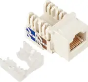 Astrotek CAT5e UTP Network Keystone Jack for Socket kit 10ps per pack Poly Bag White LS ATP-KJ-5E