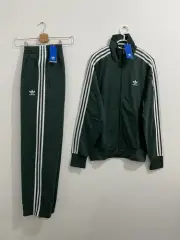 Adidas Originals Classics Firebird Tracksuit Mineral Green White Size 2XL