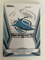 2023 NRL Titanium Pearl Silver P031 Cronulla Sutherland Sharks Checklist