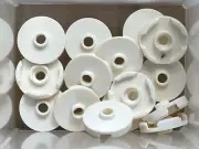 LEGO Parts - White Tile Round 2 x 2 w Open Stud - No 18674 - QTY 15