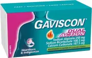 Gaviscon Chewable Peppermint Heartburn & Indigestion Relief Tablets 48 Count