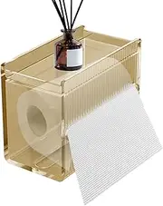Tissue Box Holder - Glove Box Holder Wall Mounted | Facial Napkin Boxes | Kitchen Wipes Storage | Clear Acrylic Wipes Holders Paper Towel Dispenser for Kitchen Bedroom Home Toilet