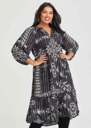 ts Taking Shape Dress Size 20 Natural Lurex Bianca Style NWT