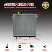Premium Radiator For HYUNDAI TERRACAN HP 2.9L Diesel 7/2001-2007 AT MT AS05 (for: Hyundai)