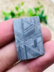 Natural Aletai Iron Meteorite Cut Slabs Etched Perfect Fusion Crust 10G