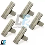 5pcs Endodontic Finger Rulers Span Measure Scale Endo Ring Adjustable Endo Ruler