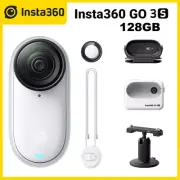 Insta360 GO 3S 128GB White 4K Tiny Action Camera 10mWaterproof Vlog Riding Sport