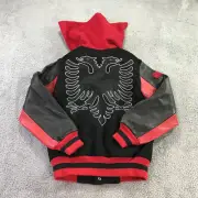 Opening Ceremony Jacket Mens Small Global Varsity Bomber Patch Red Eagles B5