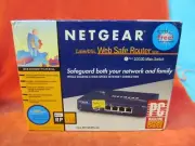 NEW NETGEAR RP 114 CABLE DSL WEB SAFE ROUTER WITH 4 10/100 Mbps SWITCH