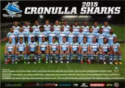 CRONULLA SHARKS NRL RUGBY TEAM POSTER, PENRITH PANTHERS, MELBOURNE STORM EELs