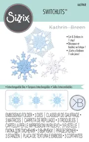 Sizzix Winter Snowflakes Switchlits Embossing Folder