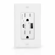 4.8A Quick Charger USB Type C/A Wall Outlet Receptacle 15A TR for iPhone Samsung