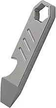 EDC Pry Bar Mini EDC Tool Pocket Keychain Multi Tool Titanium Pry Bar EDC Pry Bar for Keychains, LQ-07