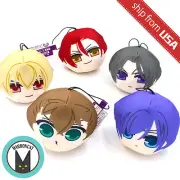 Japan Hakuoki Hakuouki Shinsengumi Chibi Plush Doll Soft Bean Bag Keychain cute