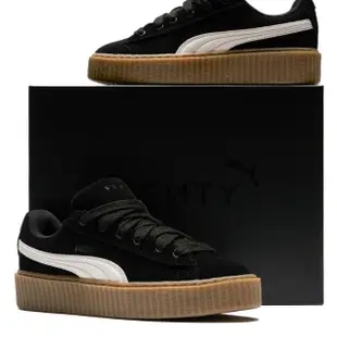 【PUMA】Puma 雷哈娜 聯名 FENTY x Creeper Phatty 女鞋 麵包鞋 黑白 焦糖底 厚底(39640301)