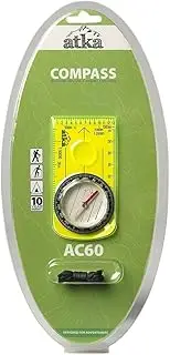 Atka AC60 Baseplate Compass with Lanyard