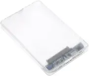 1pc Hard Drive Enclosure Transparent External Case Hard Disk Case