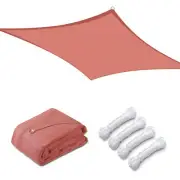 12x12Ft 97% UV Block Square Sun Shade Sail Canopy Outdoor Patio Pool Desk Red