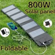 Solar Panel 800W Foldable 6-Fold Portable Charger Full Time Power FREE SHIPPING