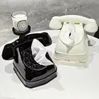 Cartoon Telephone Tissue Box Cover Minimalist Tissue Dispenser Coffee Table