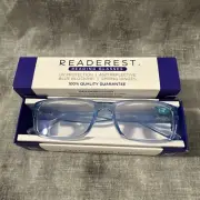 Readerest Blue Light Blocking Reading Glasses (Ocean Eyes, +1.00 Magnification)