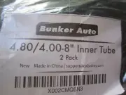 Wheelbarrow Innertube Replacements, 4.80/4.00-8", set of 2 by Bunker Auto