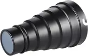 Labymos Snoot with Honeycomb Grid 5pcs Color Filter Kit Replacement for Elinchrom/Impact EX/Calumet Genesis/Interfit EX Flash Strobe