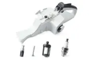 1140-350-0826 MS391 Rear Handle Fuel Tank with Filter & Spark Plug for For Stihl