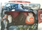 Disney Star Wars Resistance Heroes Eraser Case w/Erasers Chewbacca Rey BB8 Porg