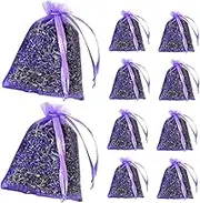 Cabilock 1set Lavender Sachets for Closet and Home Fragrance Scented Hanging Bags for Wardrobes and Vehicles Relaxing Lavender Aroma Sachets 10pcs
