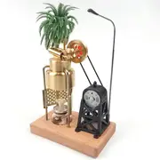 KACIO FD-6 Mini Vertical Model Steam Engine with Boiler Generator Set