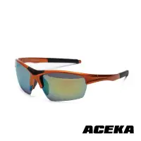 在飛比找博客來優惠-【ACEKA】鏡面運動閃酷橘偏光兒童運動太陽眼鏡 (SUNS