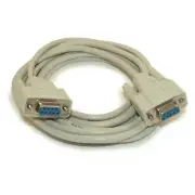 10ft Serial NULL-MODEM DB9/DB9 Female to Female Cable