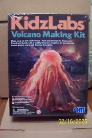 KidzLabs Volcano Making Kit - New in Package - Factory Sealed