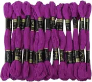 Anchor Stranded Cotton Thread for Cross Stitch/ Embroidery Color- Purple 094