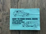1980 LAND RANGE ROVER CLASSIC SERIES 3 DEFENDER HOW TO 4WD AUSTRALIA BROCHURE