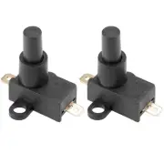 Anti Tilt Switch AC 250V 16A 16mm Push Button for Patio Garden Heaters Fan 2pcs