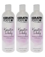 Keratin Perfect Unisex 12oz Keratin Daily Conditioner - Pack of 3