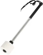 Abaodam Felt Snare Drum Stick Durable Steel Felt Mallet for Precision Control Marching Band Drumming Sessions Stylish Percussion Instrument Accessory for Musicians