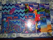 Lot of 3 Extreme Book Sox Book Covers W/Matching Book Sox Portfolios Lot #2
