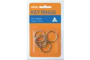 Kevron Key Rings 5pk (Zinc Plated)