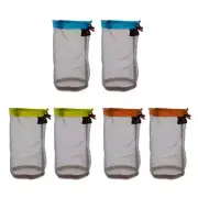 Lots 6Pcs Ultra Light Mesh Stuff Sack Storage Bag Sleeping for Tavel Camping