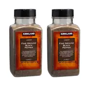 Kirkland Signature Fine Ground Black Pepper 348g x 2