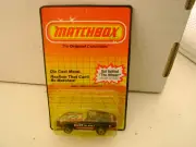 1983 MATCHBOX SUPERFAST #62 BLACK RACING TEAM CORVETTE NEW CARD DAMAGED BUBBLE