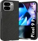 for Google Pixel 9 Pro Fold Case [Slim Fit] [Carbon Fiber Texture]