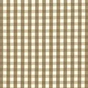 Schumacher Woven Buffalo Check Fabric - Elton Cotton Check / Mocha 2.10 yd 63060